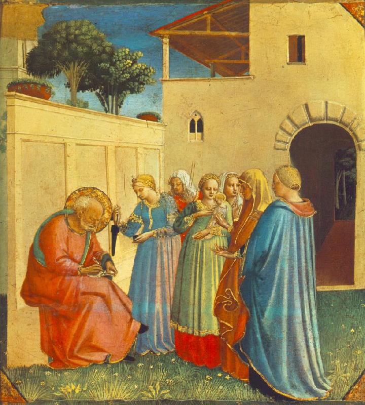 ANGELICO  Fra The Naming of St. John the Baptist Germany oil painting art